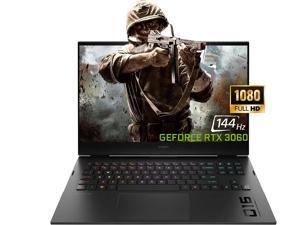 New HP OMEN Gaming Laptop 161 Full HD 144Hz NVIDIA GeForce RTX 3060 Intel Core i711800H 64GB DDR4 RAM 1TB SSD RGB keyboard Windows 11 Pro Black