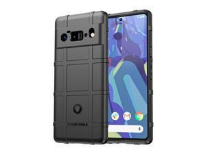 Rugged Case for Google Pixel 6 Pro 2021, Dropproof Shockproof Bumper Slim Fit Cover Soft Flexible Silicone Rubber Defender Protective Phone Shell Men Birthday Gift for Google Pixel 6 Pro
