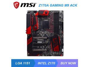 MSI Z170A GAMING M9 ACK LGA 1151 Intel Z170 Motherboard Support 