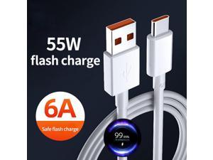 FAST Usb Type C Charge Cable 6A 55W For Xiaomi Mi 11 Ultra 11 Pro USB C Fast Charge Cable 33W For Xiaomi Mi 10 10s 10T K40