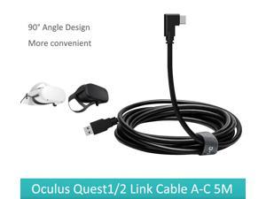 USB32 Oculus Quest Link Cable Compatible for Oculus Quest 2 Quest 1 Link Cable 5Gbps High Speed Data Transfer  Fast Charging Cable for Oculus VR Headset and Gaming PC Fast Charge 16FT5M Black