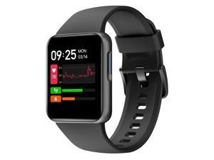 Willful Smart Watch Compatible with iPhone & Android Phones 2021 Ver., Watches for Men Women with Blood Oxygen Heart Rate Monitor Fitness Tracker IP68 Waterproof with Personalized Watch Faces (Black)