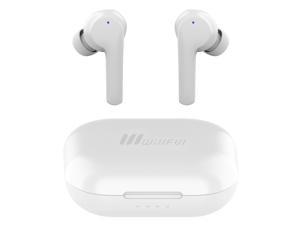 Wireless Earbuds, Willful Bluetooth Earbuds with Mic, Touch Control Wireless Headphones Earphones with Stereo Sound, USB-C Charge, Waterproof, Charging Case, 40H Playtime for iPhone Android (White)
