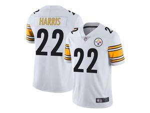 Meitu Rugby League 2021-2022 Pittsburgh Steelers Smith Schuster Jersey No. 19 Top White Yellow Black