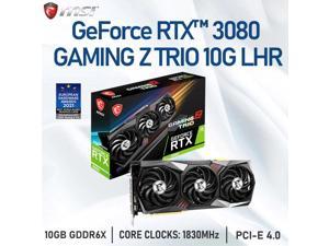 MSI Raphic Cards GeForce RTX 3080 GAMING Z TRIO 10G LHR 10GB GDDR6X Graphics Cards 320bit HDCP