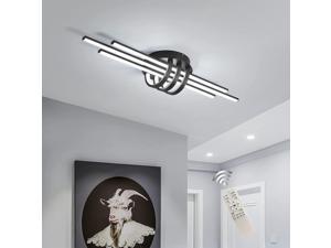 Garwarm Pendant Light Fixtures, Dimmable Modern LED Chandelier Lighting  with Spotlights, Adjustable Linear Hanging Pendant Light for Kitchen Island