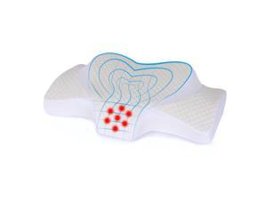 Topmener Pillow for Sleeping Cervical Memory Foam Pillow Ergonomic Orthopedic Neck Support Pillow Firm Contour Bed Pillow for Neck  Shoulder Pain Perfect for Side Back Stomach SleeperHeart Shape