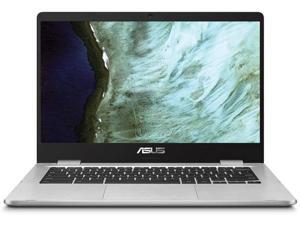 ASUS C423NA-RH01-CB 14” Chromebook with Intel® N3350, 32GB eMMC, 4GB RAM & Chrome OS - Silver