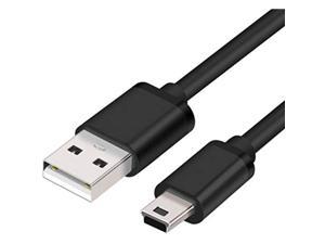 6Ft Extra Long Mini-Usb Cable, Usb 2.0 Type A To Mini-B Charging Cord Compatible For Panasonic Camcorder Pv-Gs2 / Pv-Gs9 / Pv-Gs12 / Pv-Gs14 / Pv-Gs15 / Pv-Gs19