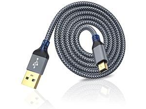 Mini Usb Cable 10Ft, High-Speed Transfer Usb To Mini Usb Cable 2.0, Braided Nylon Charging Usb Mini Cable Compatible With Gopro Hero 3+, Ps3 Controller, Dash Cam, Mp3 Player, Gps Receiver