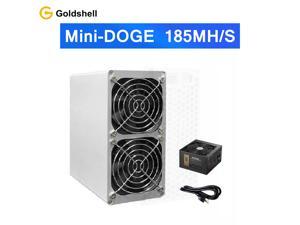 Goldshell Mini-DOGE 185MH/S Simple Mining Machine LTC&DOGE 233W Low Noise Miner Small Home Riching(with 300W Power Cord)