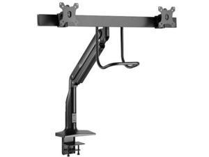 Tripp Lite DMPDD1735AM Safe-IT Precision-Placement Dual-Display Desk Clamp with Antimicrobial Tape for 17” to 35” Displays, USB Ports