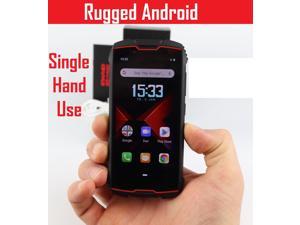 Cubot Kingkong Mini 2 , SmartPhone Rugged IP68 IP69 Shock/Dust/ Water-proof Smaller Android Smartphone Single Hand Use, Ext. Temp -35C to +60C, Dual 4G, Red Trim, 2 Year Warranty Unlocked