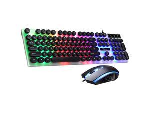Best Budget Gaming Keyboard by RPM Euro Games - Wired 7 Color LED  Illuminated & Spill Proof Keys 