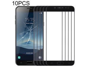 10 PCS Front Screen Outer Glass Lens for Samsung Galaxy C8 / C7100, C7 / J7+, C710F/DS Mobile Phone Repair Parts