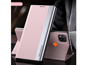 For Xiaomi Redmi 9C Side Electroplated Magnetic Ultra-Thin Horizontal Flip Leather Case with Holder