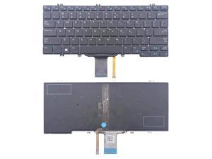 New US Black Backlit English Laptop Keyboard (without frame with stick  pointer) for Dell Latitude 7490 5490 5491 5495 DP/N: 6NK3R, 06NK3R Light  Backlight 
