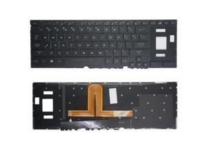 New US Black English Backlit Keyboard (without palmrest) for Asus ROG Zephyrus S GX531 GX531GM GX531GM-DH74 GX531GS GX531GS-AH76 GX531GW GX531GW-AB76 GX531GX GX531GX-XB76 GX531GX-XB77