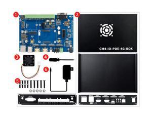 Raspberry Pi CM4 computing module IoT PoE expansion board supports 5G/4G module RS485/RS232
