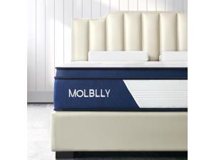 Molblly 12" Queen  innerspring mattress, medium firm, strong support. Give you a comfortable sleep every day