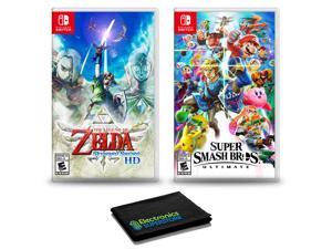 The Legend of Zelda Skyward Sword HD and Super Smash Bros Ultimate  Two Game Bundle For Nintendo Switch