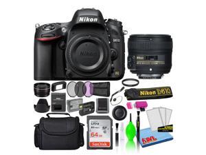Nikon D610 Digital Camera with 50mm Lens (13550) + 64GB Card + Camera Bag (Intl) Nikon D610 Digital Camera with 50mm Lens (13550) + 64GB Card + Camera Bag (Intl)