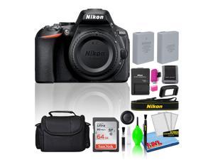 Nikon D5600 Digital Camera (Body Only) (1575) + 64GB SD Card + Camera Bag (Intl)