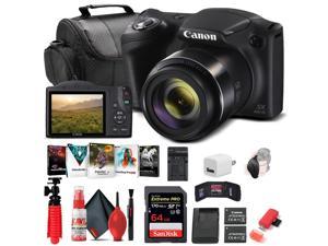 Canon PowerShot SX420 IS Digital Camera (1068C001) + 64GB Card + More