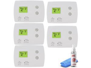 5-Pack Honeywell TH3110D1008 Pro Non-Programmable Digital Thermostat White