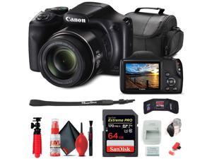 Canon PowerShot SX540 HS Digital Camera (1067C001) + 64GB Card Base Bundle