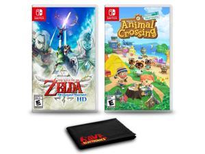 The Legend of Zelda Skyward Sword HD and Animal Crossing New Horizons  Two Game Bundle For Nintendo Switch