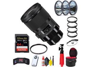 Sigma 28mm f14 DG HSM Art Lens for Sony E Extreme Bundle With Accessories