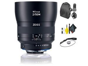 Zeiss Milvus 50mm f2M ZF2 Lens for Nikon F  2096558  Deluxe Lens Cleaning Kit
