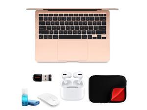 Apple MacBook Air 13.3 Inch M1 Chip with Retina Display 256GB (Gold) - Kit with Apple AirPods Pro