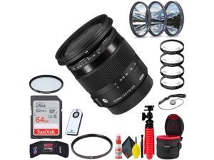 Sigma 1770mm f284 DC Macro OS HSM Contemporary Lens for Canon EF With Kit