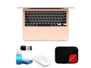 Apple MacBook Air 13.3 Inch M1 Chip with Retina Display 256GB (Gold)- Kit with Mouse + Case + More