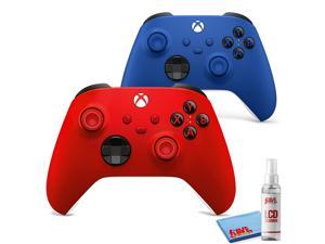 2Pack Microsoft  Xbox Wireless Controllers for Xbox Series Red  Shock Blue