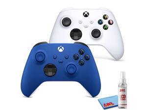 2Pack Microsoft  Xbox Wireless Controllers for Xbox  White  Shock Blue