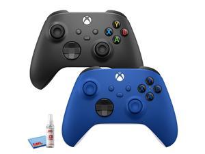2Pack Microsoft Xbox Wireless Controllers for Xbox Series X Xbox Series S Xbox One Windows Devices  Shock Blue  Carbon Black