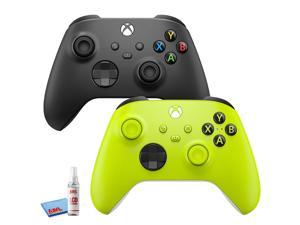 2Pack Microsoft Xbox Wireless Controllers for Xbox Series X Xbox Series S Xbox One Windows Devices  Electric Volt  Carbon Black