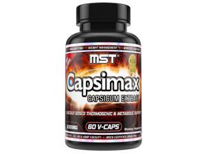 Capsimax Supplement 100mg V Capsules, 60 Servings by MST - Clinically Dosed Weight Management, Thermogenic, Appetite Control, Calorie Burning, Metabolic Health, Stimulant Free. BSCG Certified