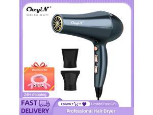 CkeyiN 2200W Powerful Professional Salon Hair Dryer Negative Ion Blow Dryer Electric Hairdryer  Wind With Air Collecting Nozzle