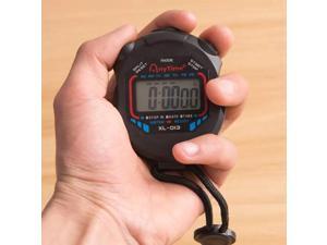 High Quality Waterproof Digital Professional Handheld LCD Handheld Sports Stopwatch Timer Stop Watch With String For Sports