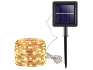 72FT 200 LED Solar String Lights, Extra-Bright Solar Outdoor Lights with 8 Lighting Modes, Waterproof Solar Fairy Lights for Tree Garden Patio Party Christmas.