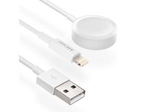 SZYG for Apple Watch Charger Magnetic Charging Cable, 2 in 1 iPhone Watch Charger Cord 4 ft for Apple Watch Series SE/7/6/5/4/3/2/1 iPhone 13/12/11 Pro Max/XS Max/XR/XS/X and More.