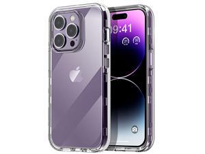 SZYG for for iPhone 14 Pro Case Clear Anti-Yellow Shockproof Bumper 3 Layers Hybrid Transparent Protective Cover for iPhone 14 Pro (6.1"). iPhone 14 Pro
