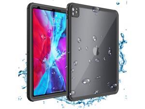 Waterproof Case for iPad Pro 12.9 inch 4th Generation 2020 Built in Screen Protector Shockproof Dustproof Full Body Protection Cover for iPad Pro 12.9" 2020.