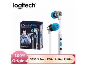 Logitech 981-000983 KDA Powered By LOL G333 In-Ears Headphones With MIC  G333 K/DA Gaming Earphones