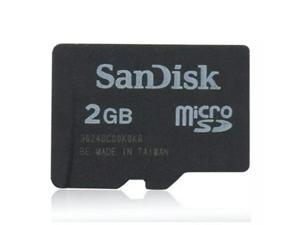 Original SanDisk TF card 2G mobile phone memory card 2g audio MP3 player MicroSD memory card 2GB With SD Adapter  Bulk bare card wholesale without packaging