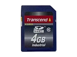 original Transcend SD 4G industrial-grade wide temperature high-speed memory card TS4G camera CNC machine tool treatment equipment SD card